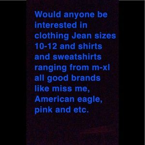 Jeans, leggings, sweatshirts, long sleeves, tshirt
